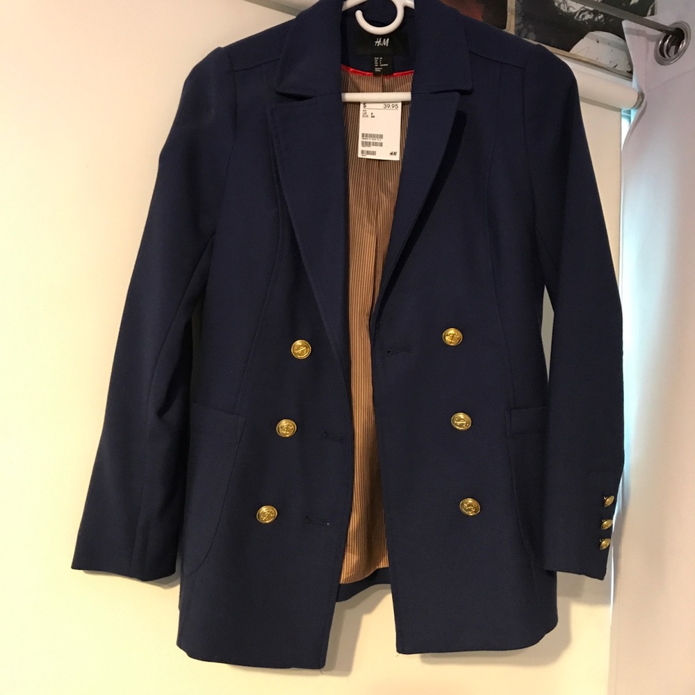 NWT sailor style blazer